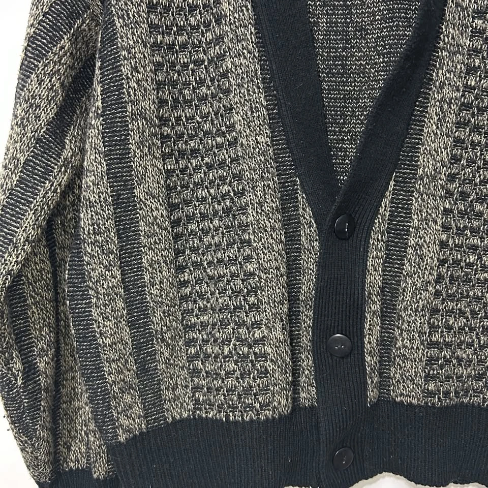Expressions International Black & Grey Marled Knit Cardigan - photo 3