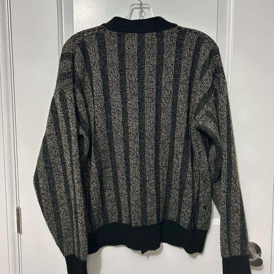 Expressions International Black & Grey Marled Knit Cardigan - photo 5
