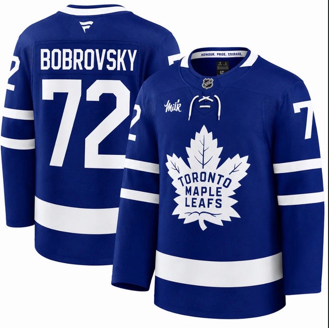Fanatics Toronto Maple Leafs Bobrovsky Jersey