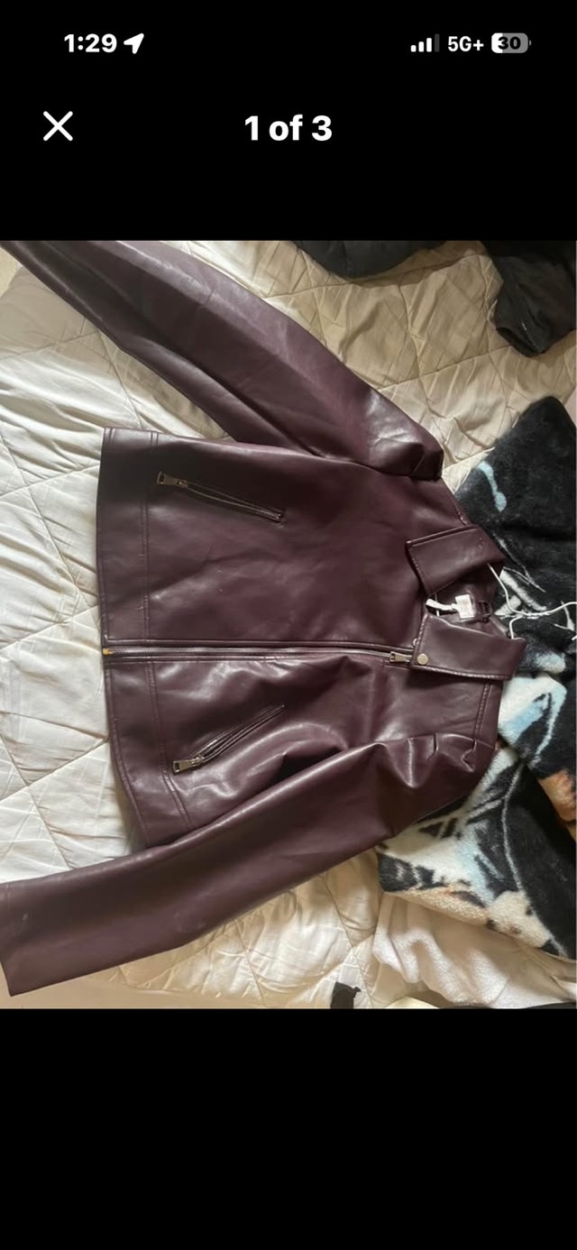 Laundry by Shelli Segal Burgundy Jacket – Size L