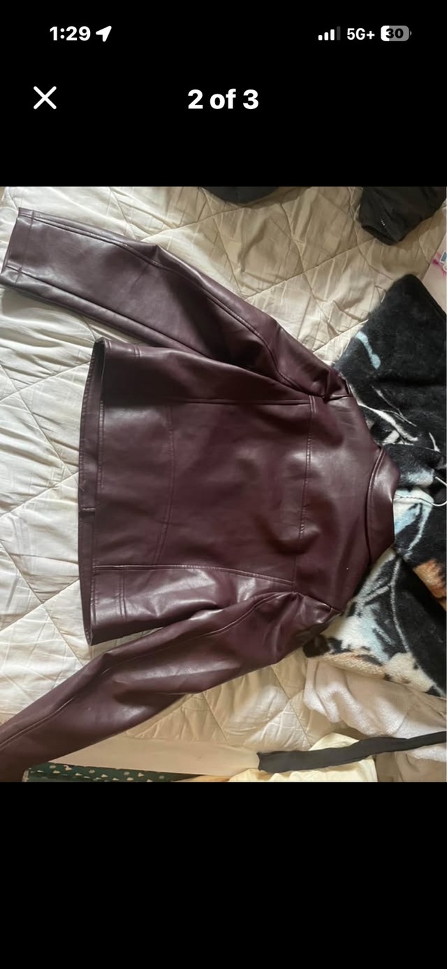 Laundry by Shelli Segal Burgundy Jacket – Size L - photo 2