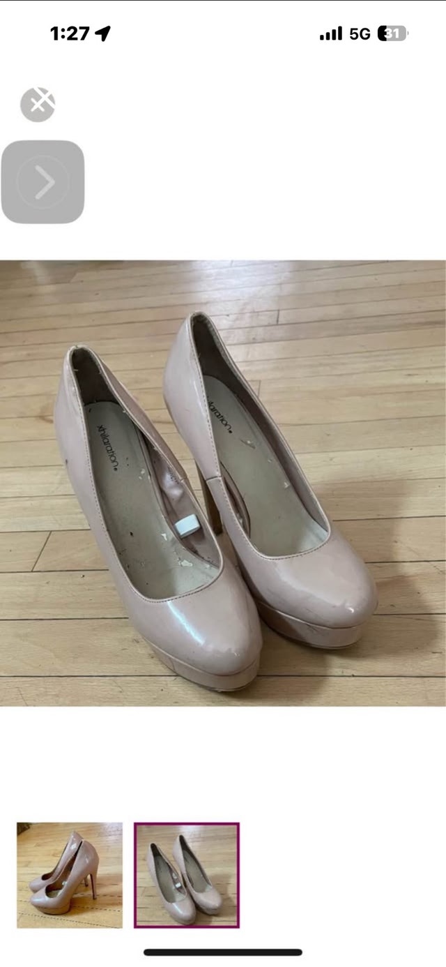Light Pink Exhilaration Stiletto Heels – Size 8 - photo 2