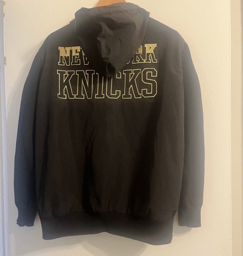 New York Knicks Gold Black Bomber Jacket Pro Standard - photo 2