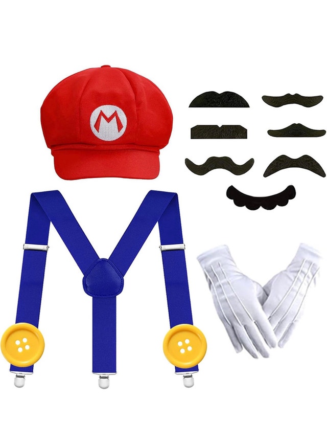 2 Brand New Super Mario Brothers Costume Accessory Sets