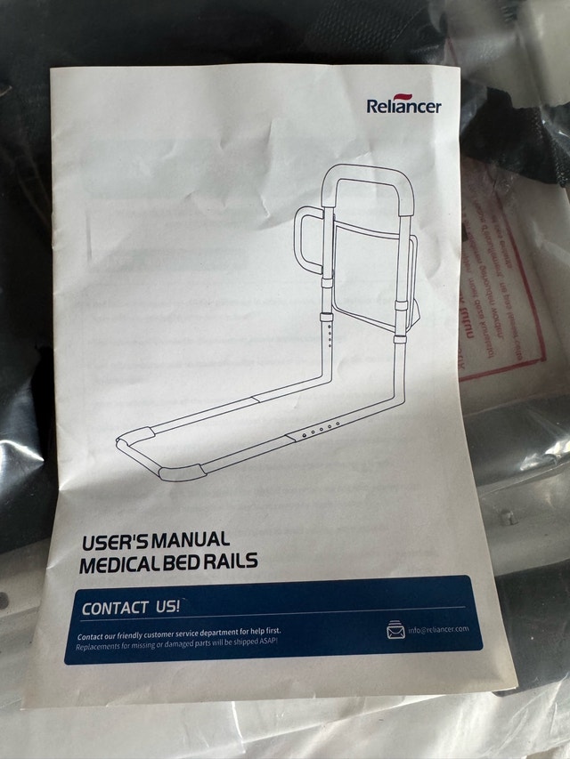 Brand New Safety Bedside Rail in Box Never Used - photo 5