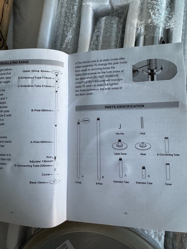 Brand New Professional Spinning / Static Dance Pole - photo 5