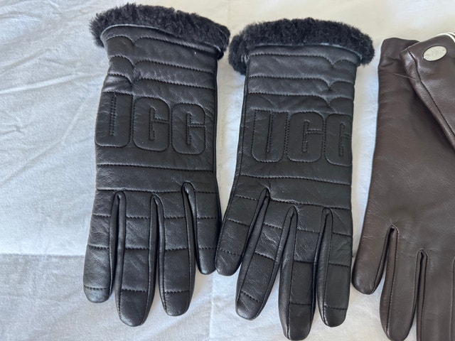 3 Pairs of Ladies Gloves: COACH, UGG, and Leather - photo 2