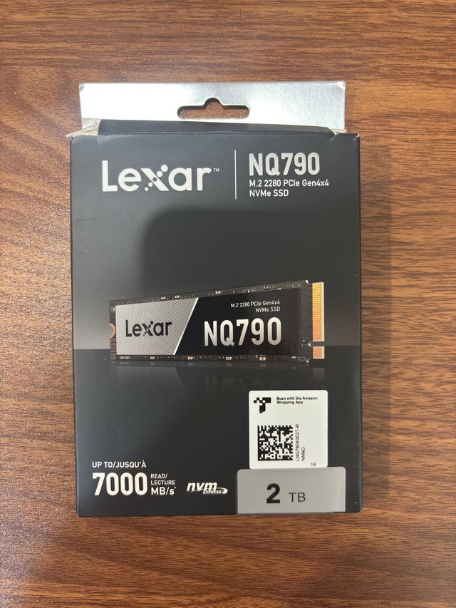 Lexar NQ790 2TB M.2 2280 PCIe Gen4x4 NVMe SSD