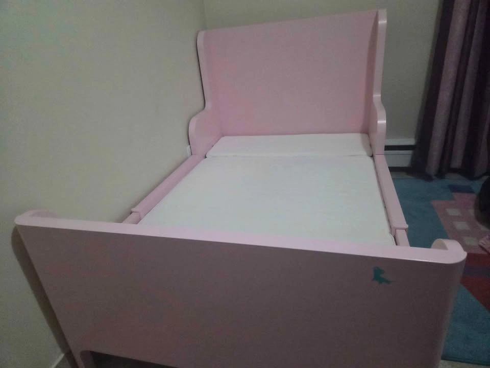 IKEA BUSUNGE Extendable Toddler Bed + Mattress - photo 3