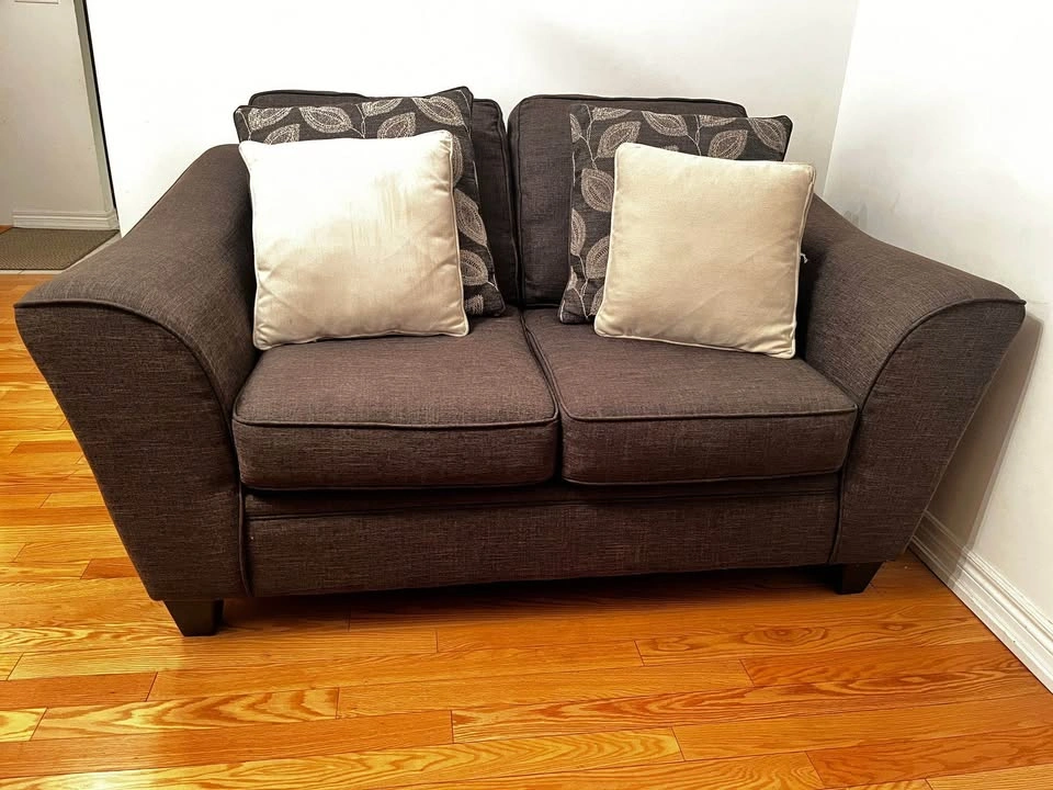 Dark brown LoveSeat (Brick) - photo 4