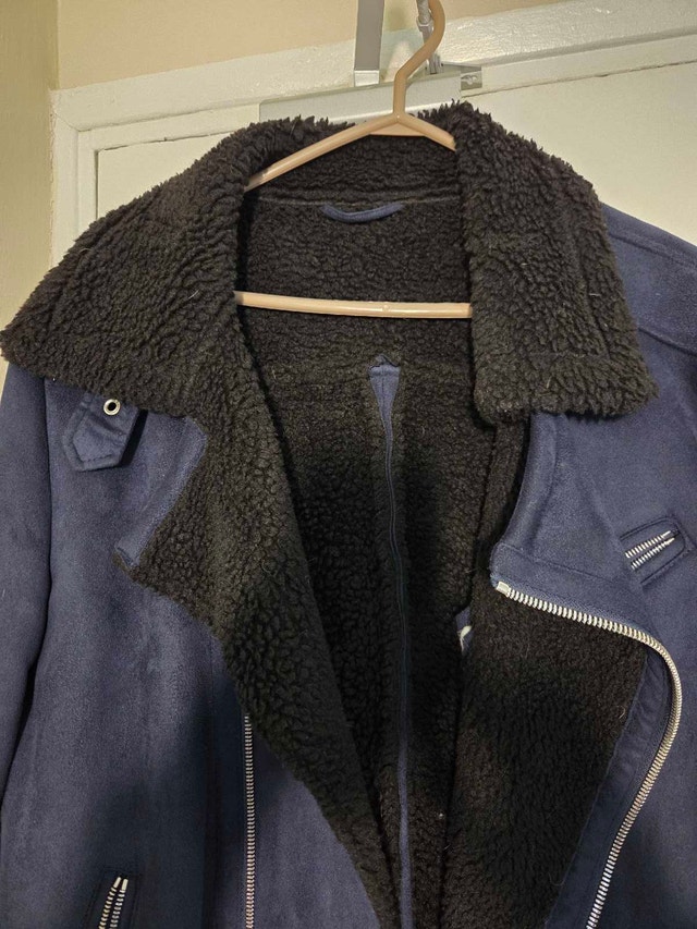 Zara Man Faux Suede Biker Jacket - photo 2