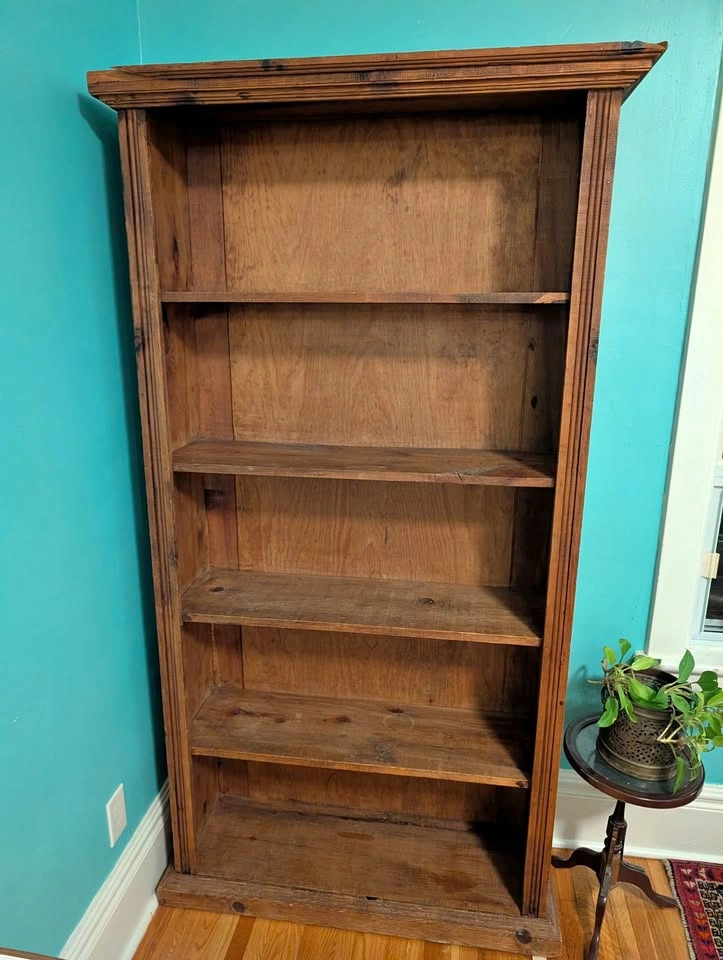 Two Solid Pine Bookcases – Rustic Reclaimed Look