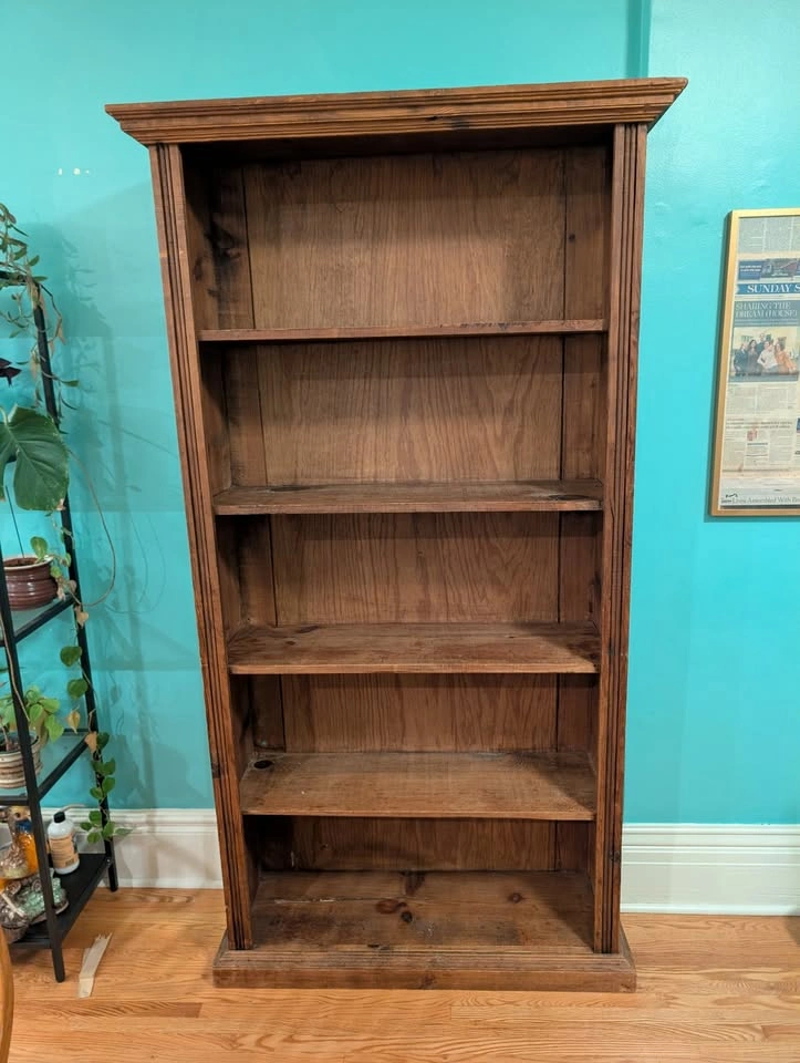 Two Solid Pine Bookcases – Rustic Reclaimed Look - photo 2