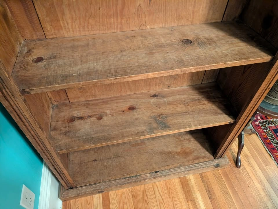 Two Solid Pine Bookcases – Rustic Reclaimed Look - photo 3