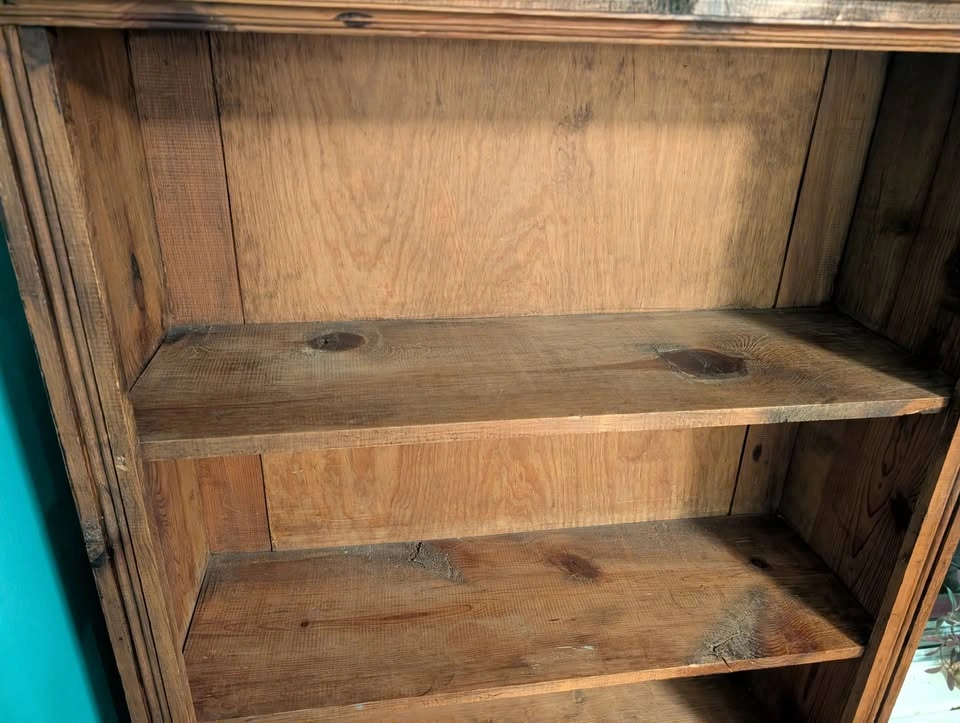 Two Solid Pine Bookcases – Rustic Reclaimed Look - photo 4