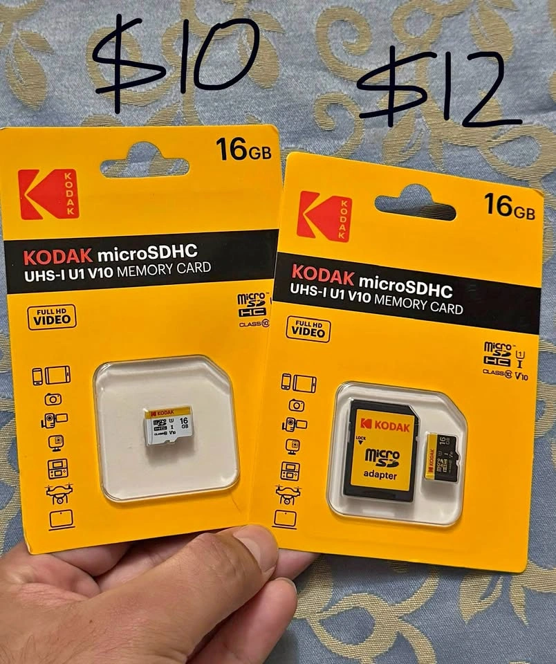 NEW 16GB SD Memory Card & MicroSD Card – Class 10 High Speed