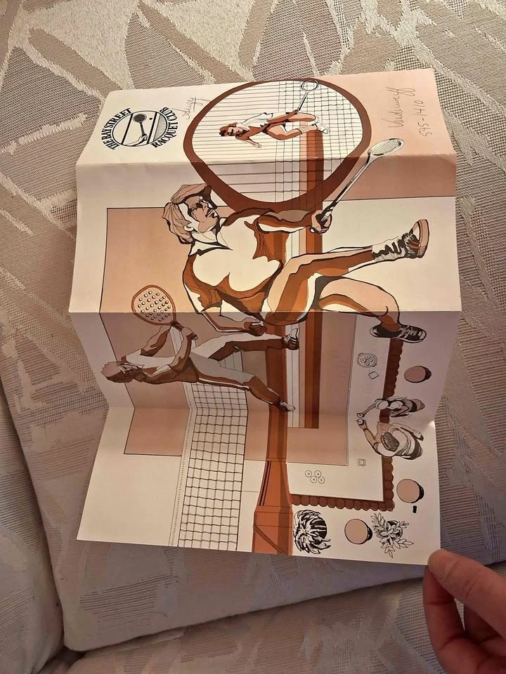 1976 Vintage Bay Street Racquet Club Brochure Collectible
