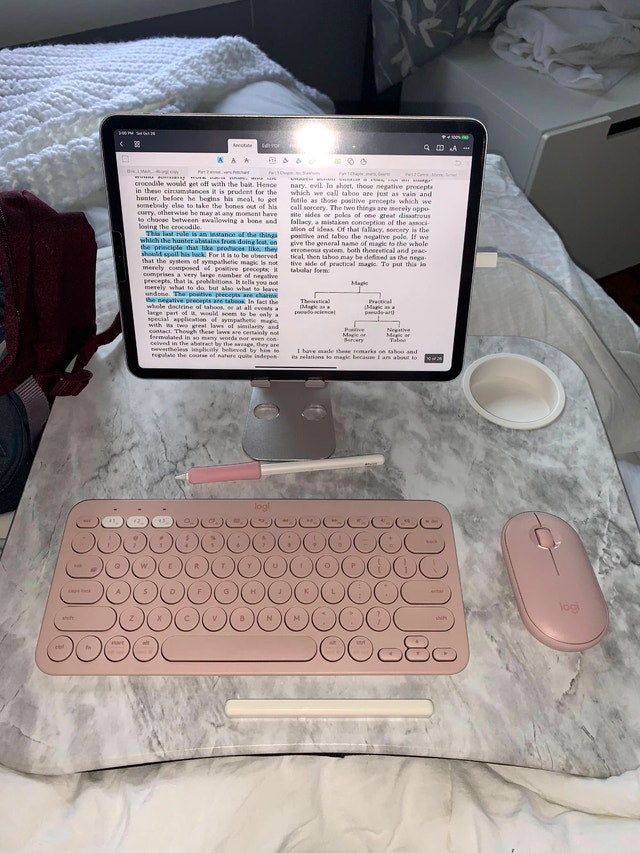 Logitech K380 Multi-Device Bluetooth Keyboard - Rose Pink - photo 3