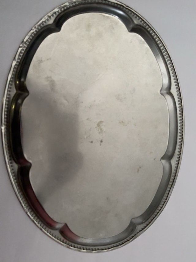 Silver-Plated Serving Tray