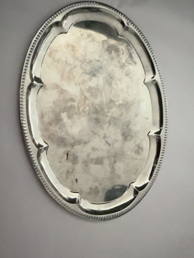 Silver-Plated Serving Tray - photo 2