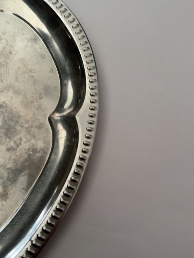 Silver-Plated Serving Tray - photo 3