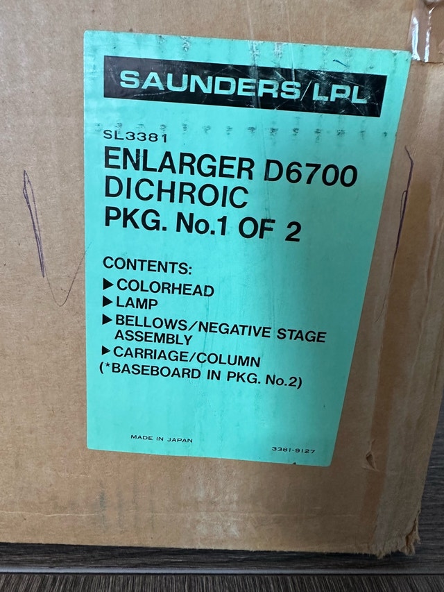 Saunders LPL Enlarger D6700 Dichroic