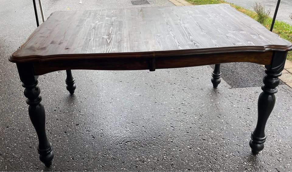 Two-Tone Wood Dining Table - photo 3