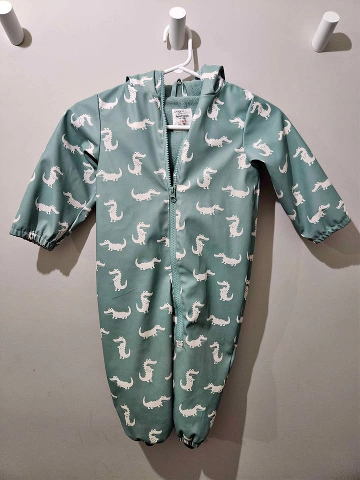 Petit Lem Mini Threads Crocodile Rain Suit 24M
