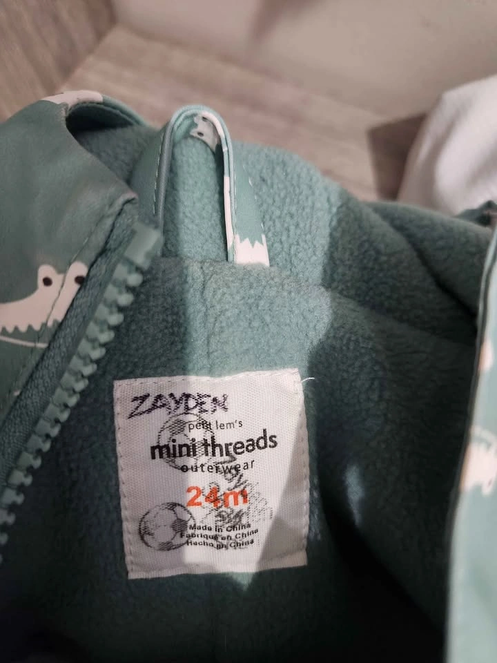 Petit Lem Mini Threads Crocodile Rain Suit 24M - photo 3