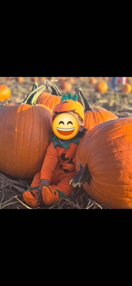 Baby Pumpkin Halloween Costume (3-6M) - photo 2