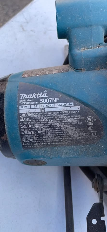 Makita Circular Saw 5007NF - photo 2