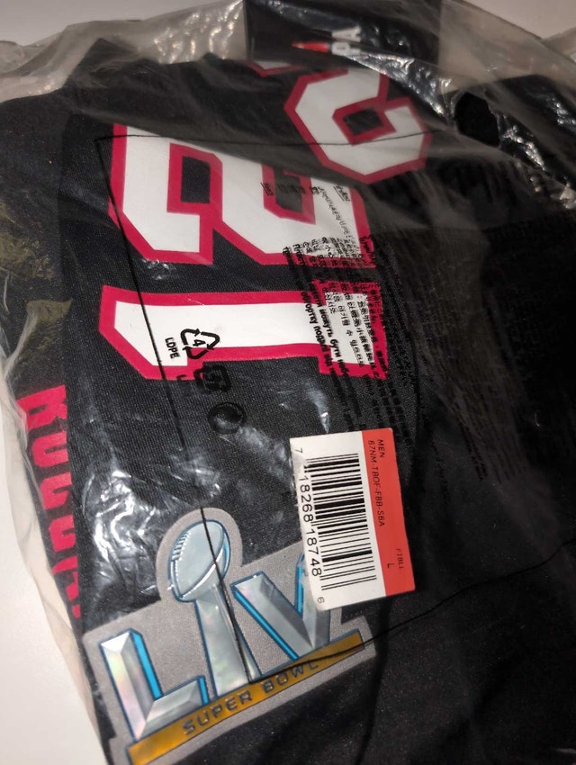 Nike Tom Brady 12 Tampa Bay Buccaneers Super Bowl LV Jersey - photo 3