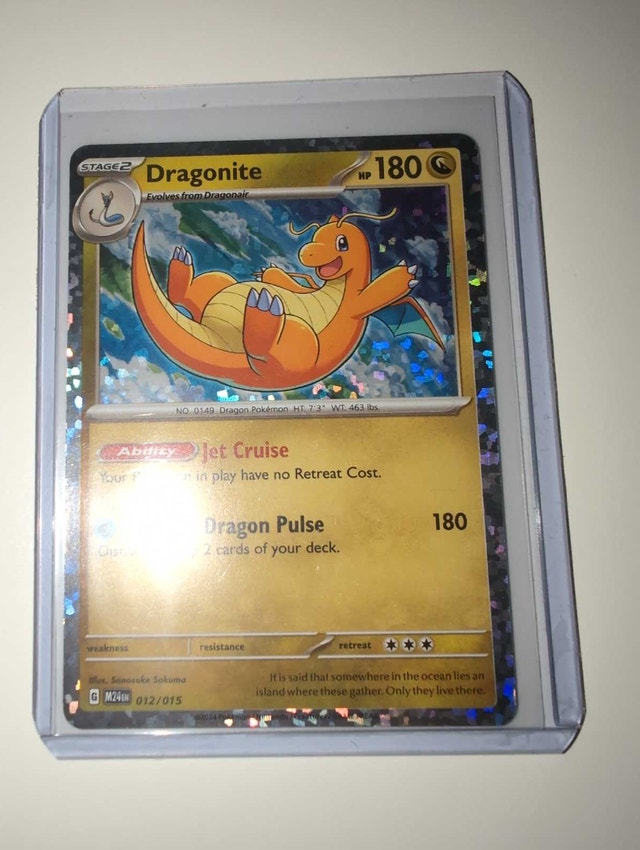 Pokémon Dragonite M24EN 012/015 Holo Card - photo 2