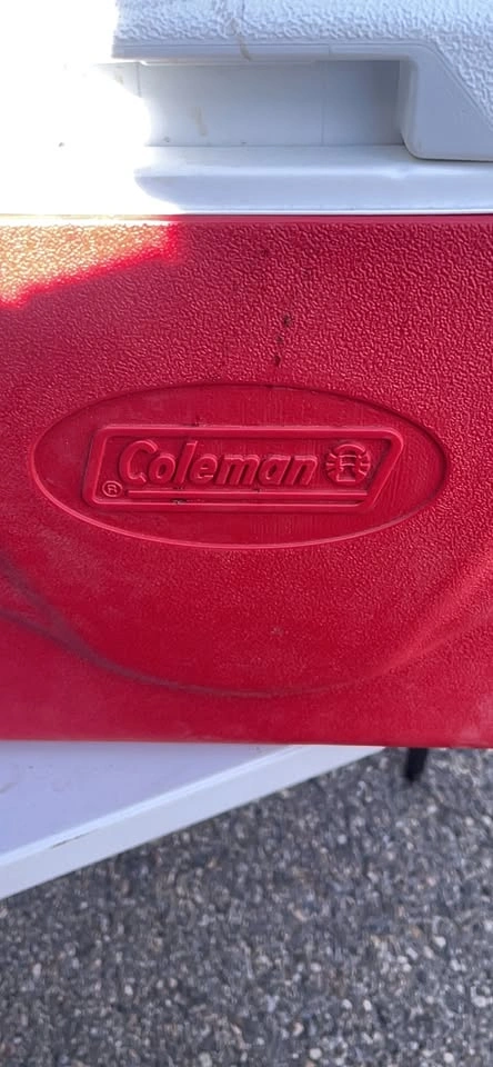 Coleman Red White Cooler - photo 3