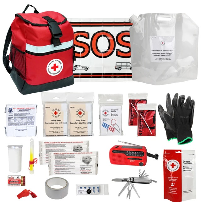 Redcross 1 Person Basic Disaster Preparedness Kit