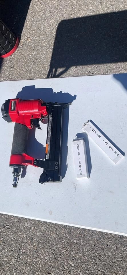 New Red and Black Husky Nail Gun - photo 3