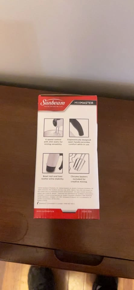 New Sunbeam Mixmaster Hand Mixer - photo 2