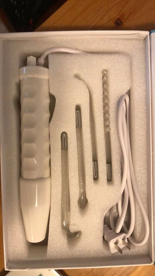 High frequency facial wand