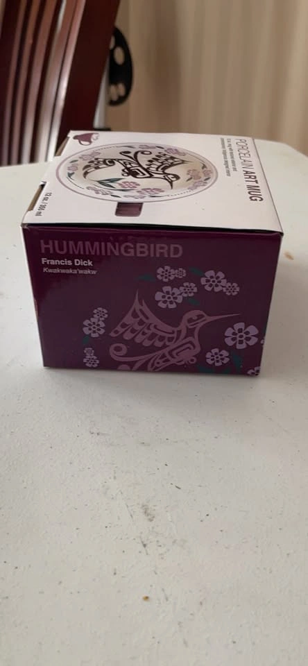 Native Northwest Porcelain Art Mug Hummingbird - photo 4