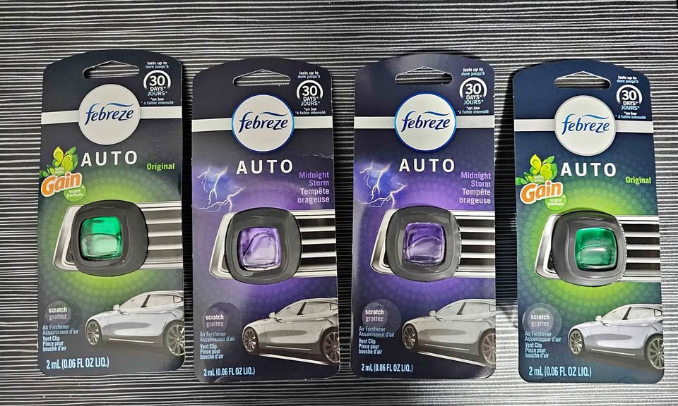 Febreze Auto Fragrance - 4 Pieces - Actual $19.96, Take for $10