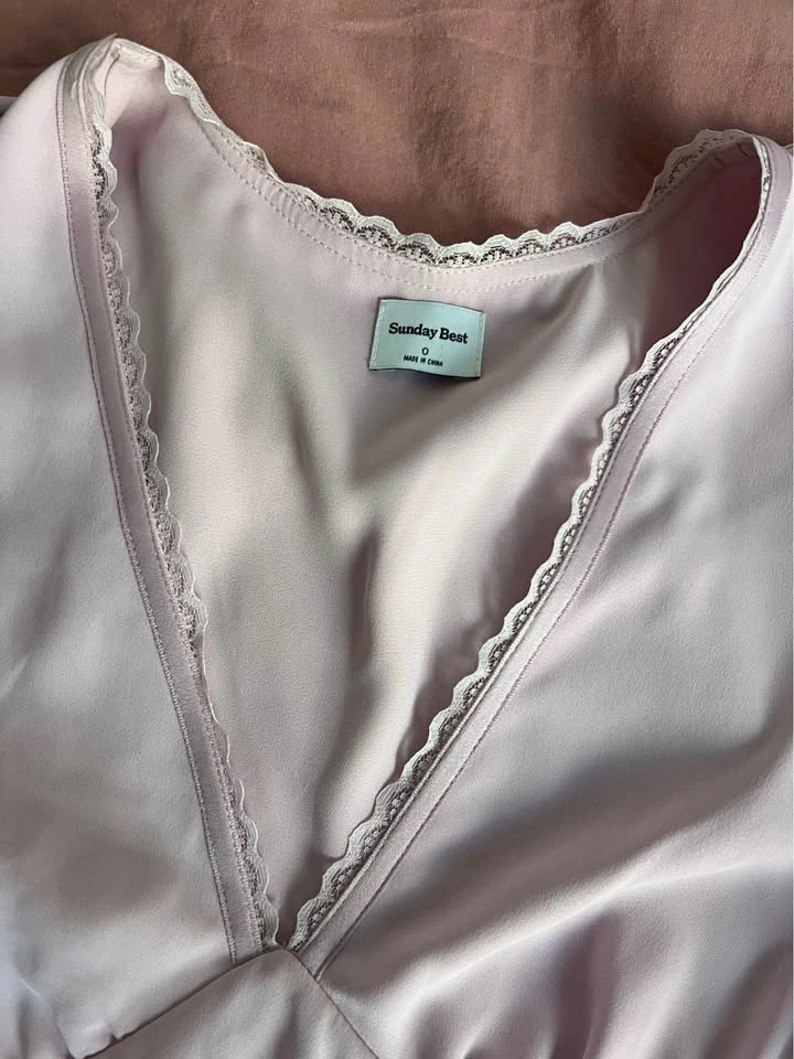 Aritzia Sunday Best Mille Dress (Light Pink) Size 0 - photo 3