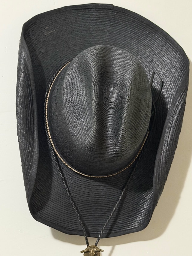 Jason Aldean Straw Cowboy Hat — Size Large - photo 4