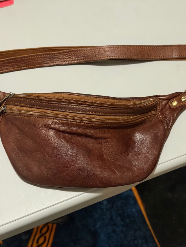Genuine Leather Waist Bag