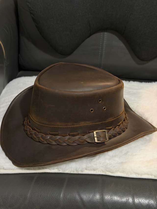 Genuine Leather Cowboy Hat