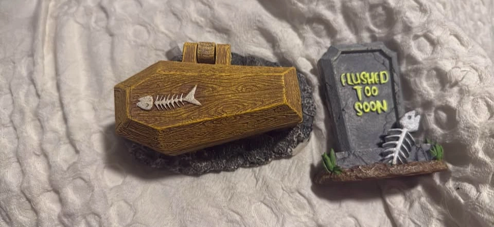 Halloween Themed Aquarium Bubbler & Decoration - photo 2