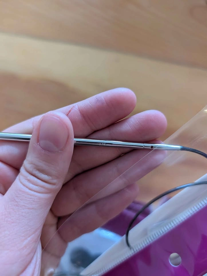 US 5 knitting needles, circular. 32" chord - photo 2