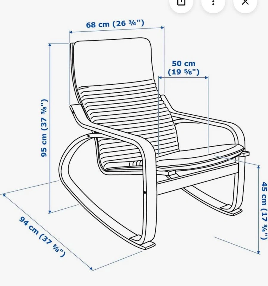 IKEA Poäng Rocking Chair - photo 3