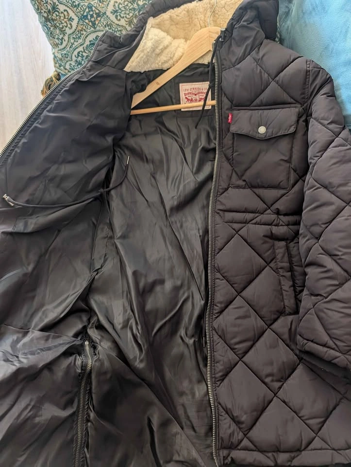 Levi's Quilted Hooded Parka Size M - photo 5