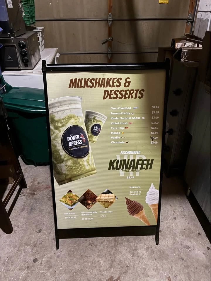 Commercial Double-Sided A-Frame Sidewalk Sign - photo 3