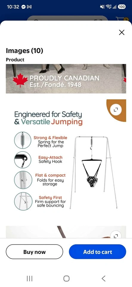 Jolly Jumper Classic with Portable Stand